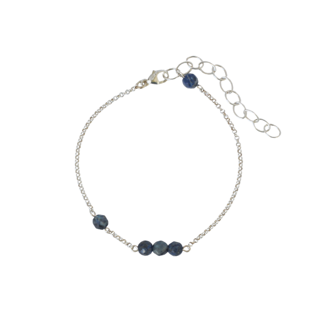 Lapis bracelet 2025 sterling silver