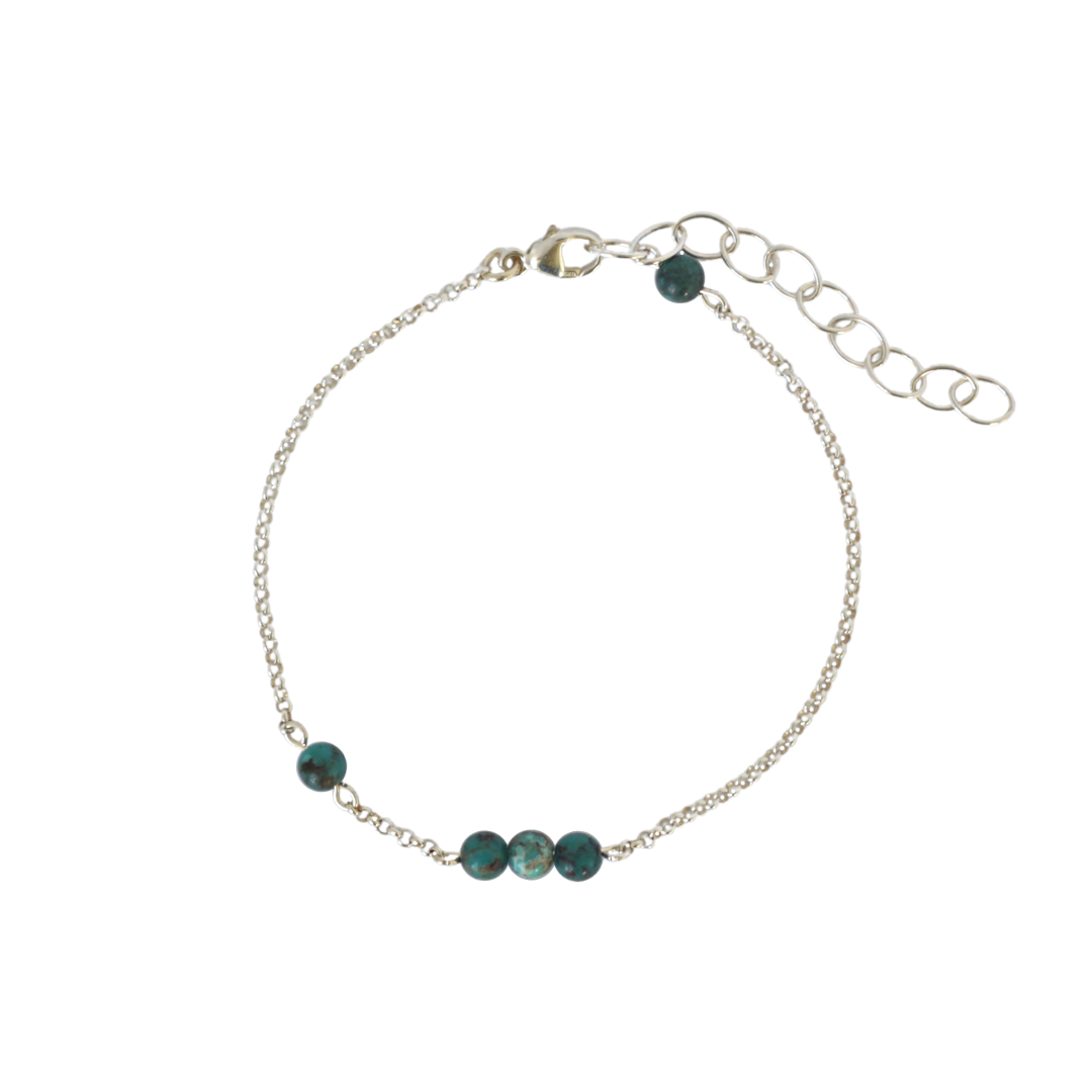 KATRI Turquoise Bracelet, Sterling Silver